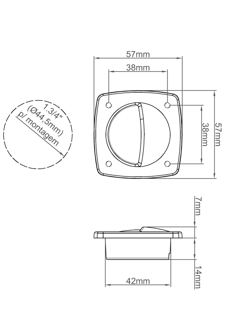 Luz ARIELTEK E1390 de cortesia LC-04 BC/BC 12V