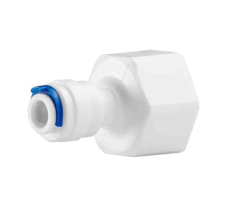 Conector Adaptador reto com rosca de fêmea 1/4" e engate rápido