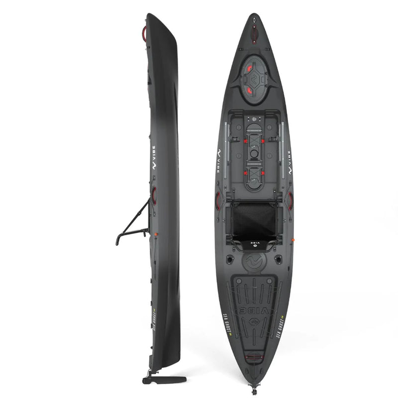 Caiaque de Pesca Seaghost 110 Vibe - Raven (Preto/Cinza)