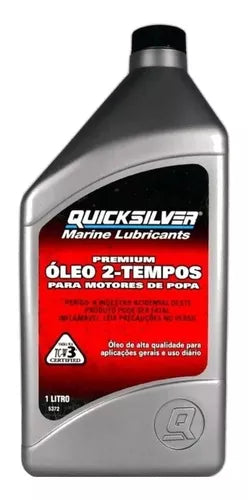 Óleo De Motor Quicksilver 2 Tempos Tc-w3 2 Tempos Para Veículos Náuticos De 1 Unidade