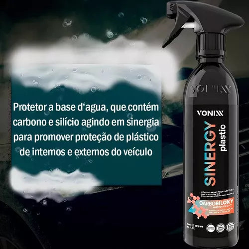 Sinergy Plastic - Coating Spray Para Plástico - 500ml Vonixx