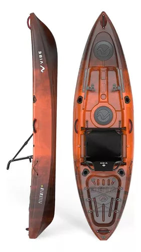 Caiaque de Pesca Yellowfin 120 Vibe - Wildfire (Laranja/Preto)