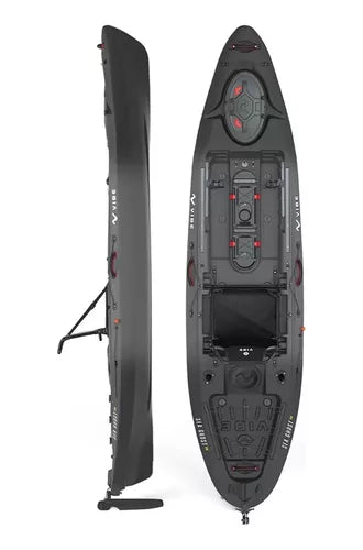 Caiaque de Pesca Seaghost 110 Vibe - Raven (Preto/Cinza)