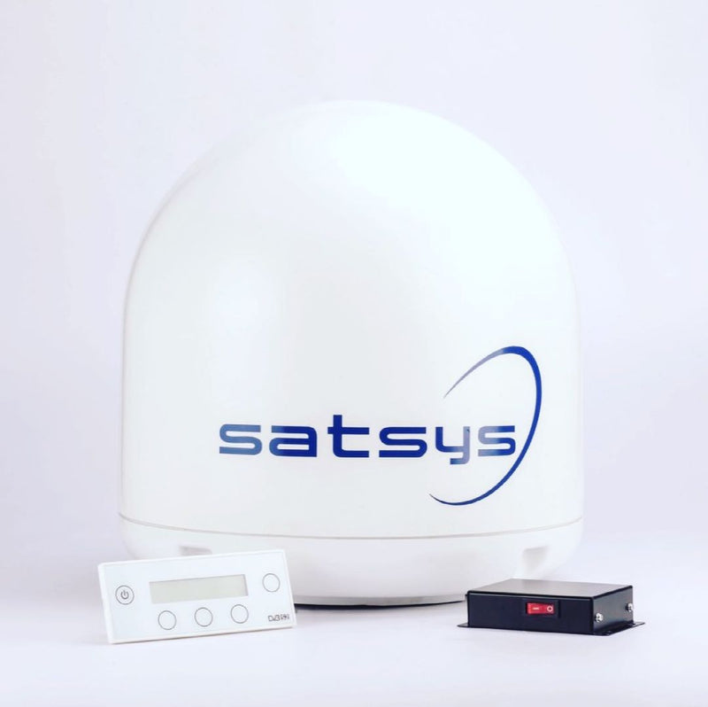 SATSYS M32. Antena de TV Marítima. Garantia de 3 anos 14 pontos de assistência técnica pelo Brasil!